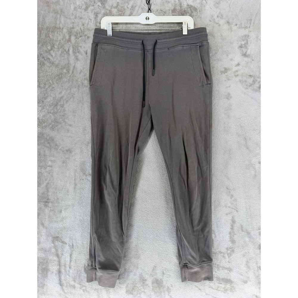 American Giant Mens Classic Jogger Sweatpants Gray Cotton Made‎ in USA Size M